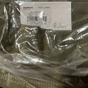 Sonoma olive wash mid rise jersey leggings, large long